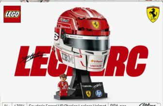 [Bol.com] Lego Scuderia Ferrari HP Casque de Charles Leclerc (43014) à 58.95€ au lieu de 89.99€ (-34%) !